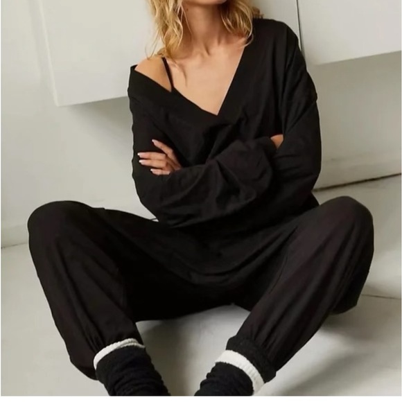 Free People Just Because oversized onesie romper - Picture 2 of 4